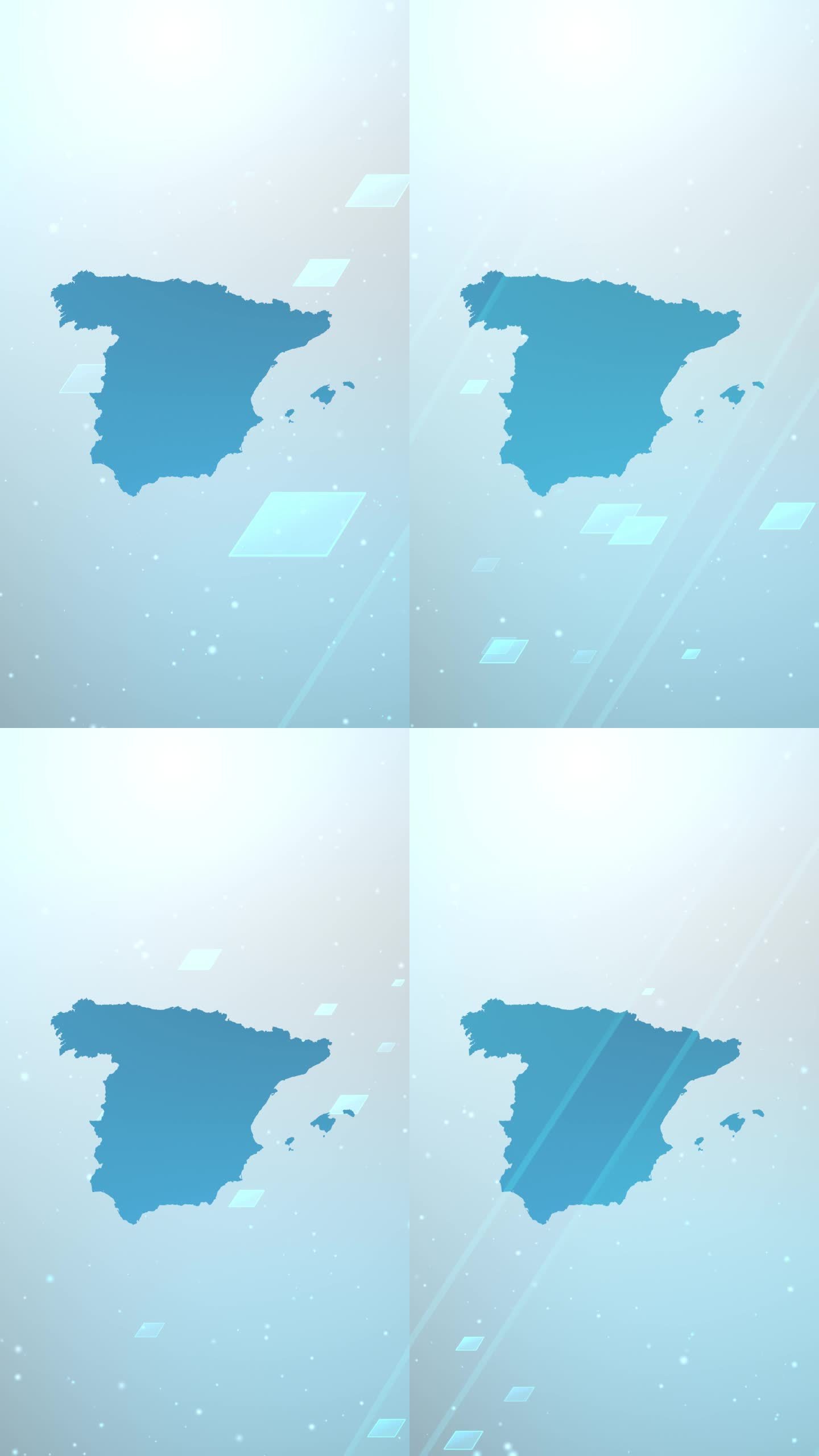 西班牙地图滑块背景