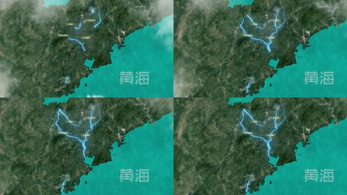 青岛市水域地图