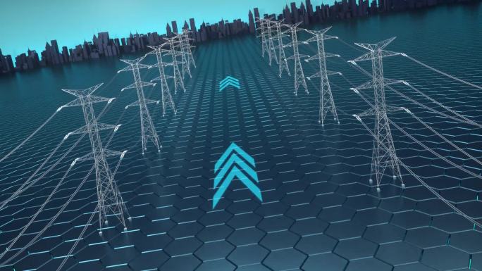 科技电网智慧电网C4D+AE工程