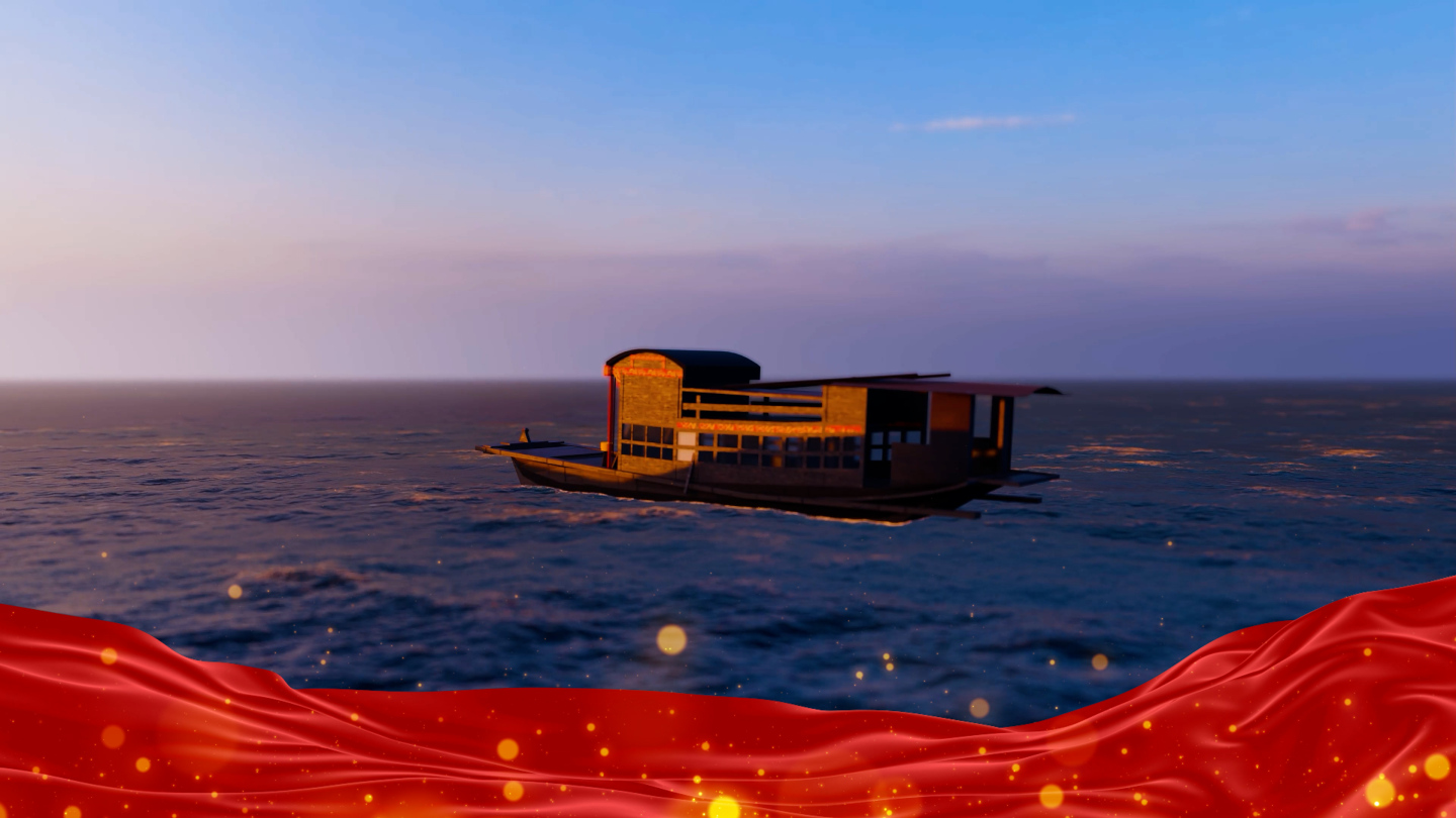 童心向党舞台LED大屏幕背景视频下载