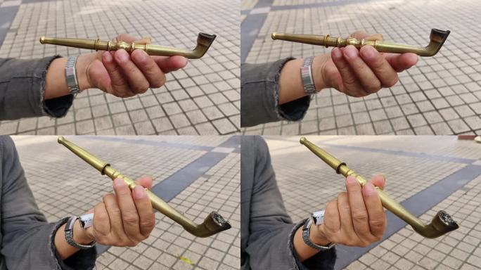 中国老人传统烟历岁月旱烟吸烟问题吸烟烟斗