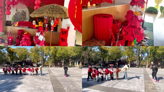 春节龙年幼儿园学校社区酒店气氛营造布展