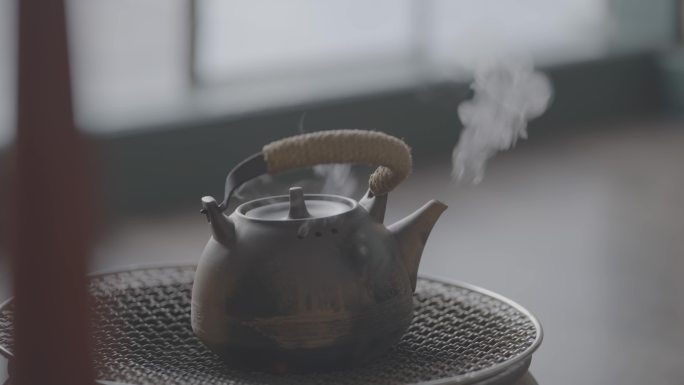 炉子 茶壶 煮茶 冬趣