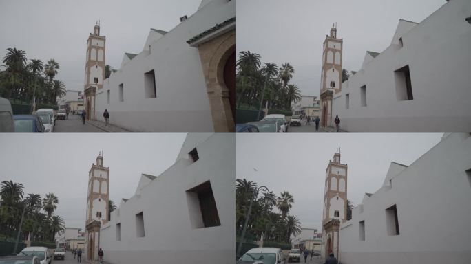 摩洛哥卡萨布兰卡老麦地那的清真寺