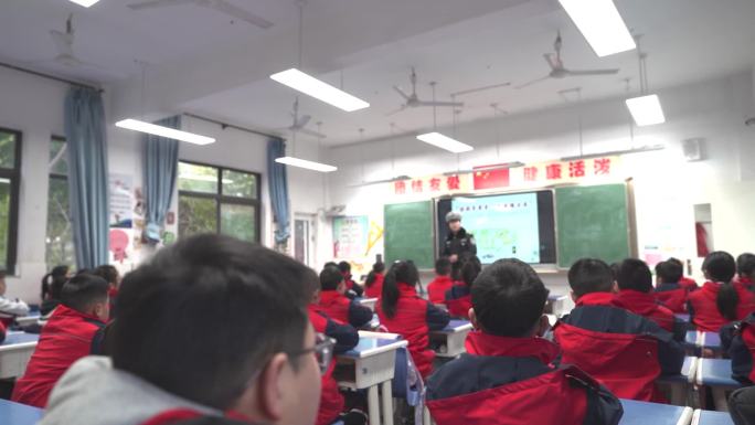 小学普法交通法教育宣传安全学习交通手势