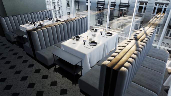 高档餐厅展示环境优美装修风格