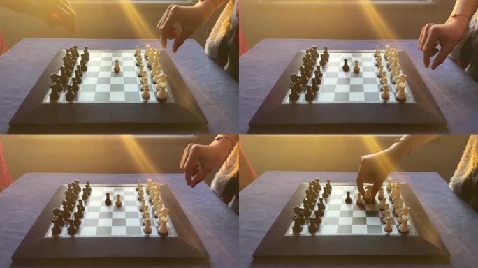 西班牙开局在国际象棋4k视频