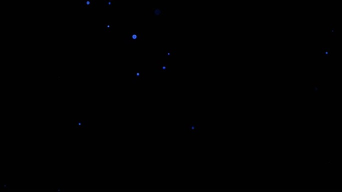 蓝色闪烁粒子光斑背景 2
