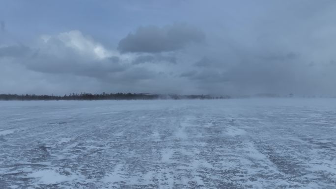 北方天气倒春寒风吹雪风雪交加