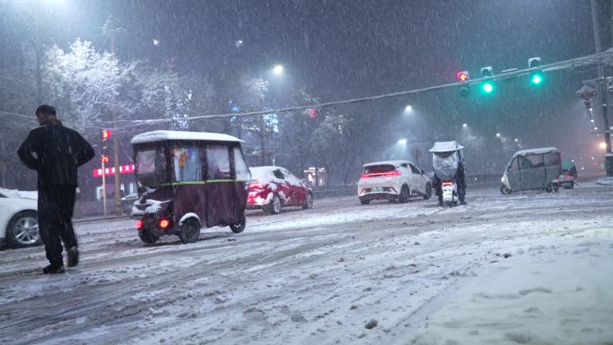 下雪的夜