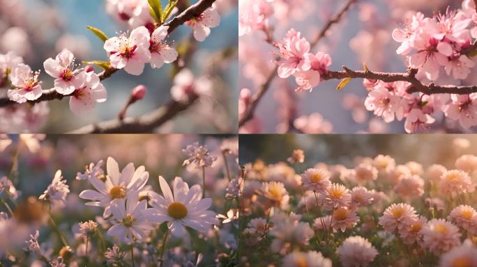 春暖花开百花绽放