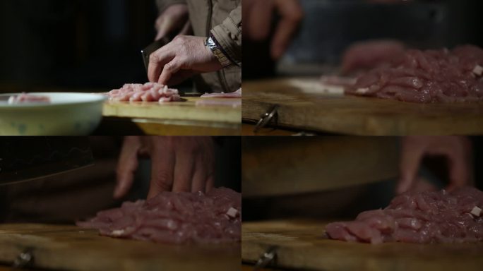 切肉片 切肉丝