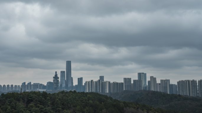 贵阳阴天乌云延时