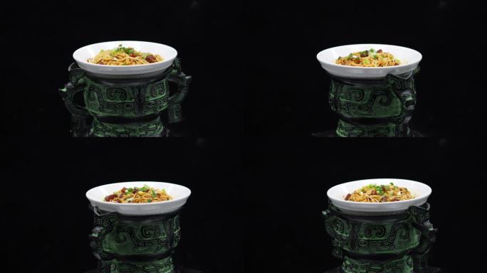 黔菜美食脆哨面展示视频4K