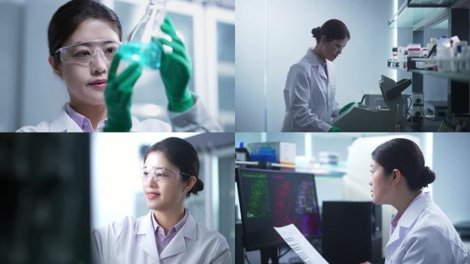 【合集】女性科研人员生物医疗实验室研究