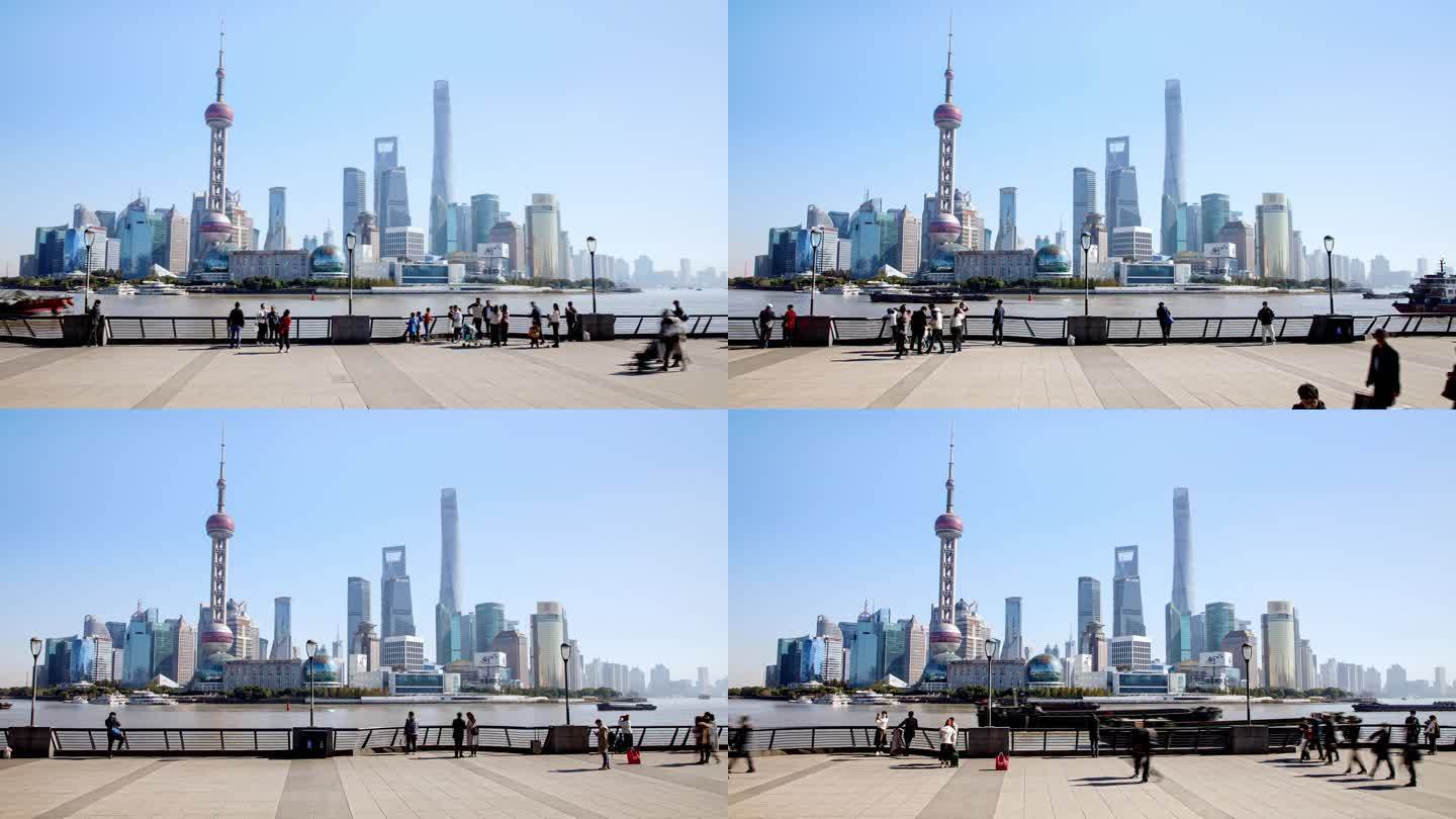 上海外滩延时视频