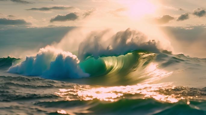 海洋海浪海波浪海岸