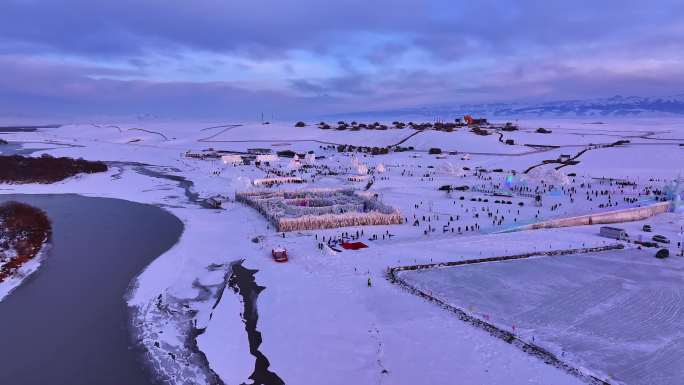 新疆冰雪文化—伊犁昭苏湿地公园冰雪节1