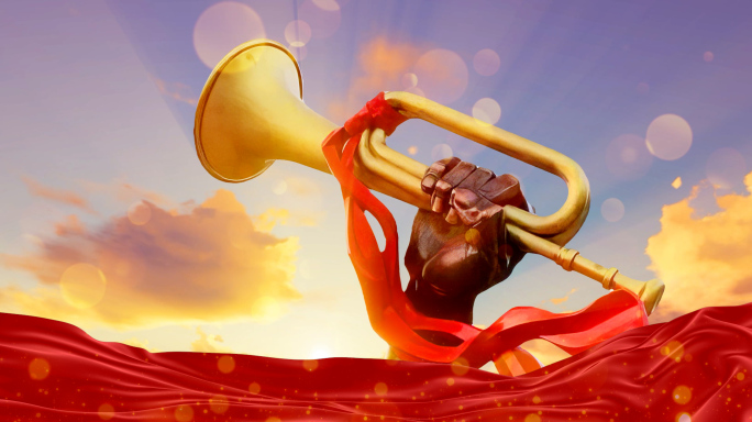 永远跟党走舞台LED大屏幕背景视频下载