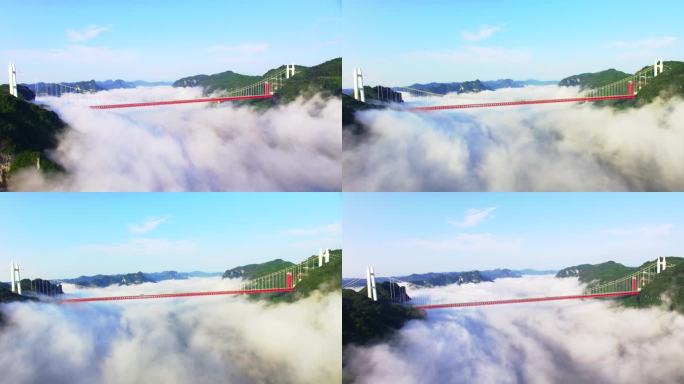 云雾中的矮寨大桥-2