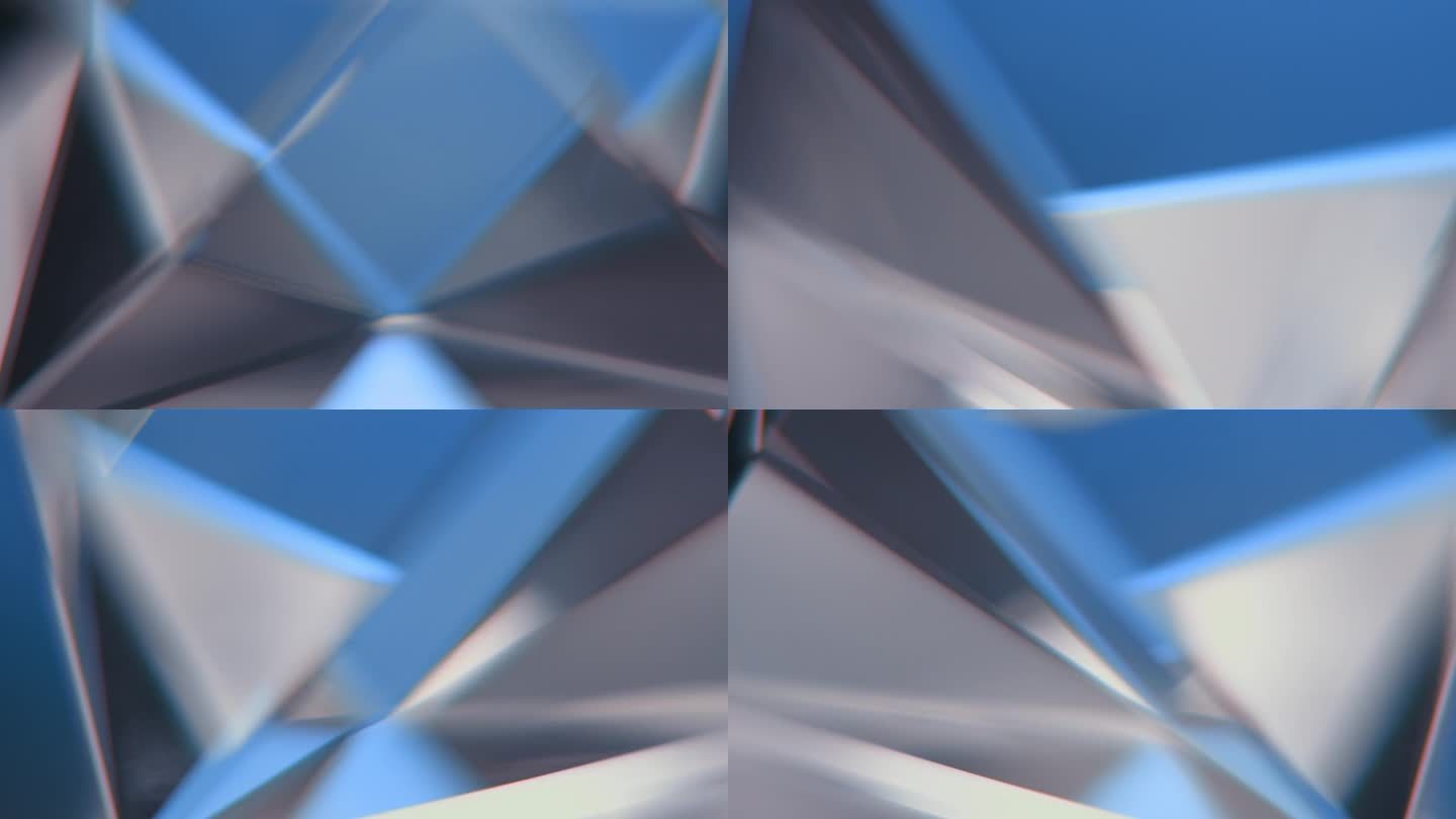 酷蓝钻石分形背景