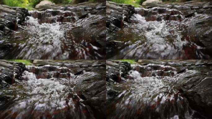 山间溪流流水视频素材