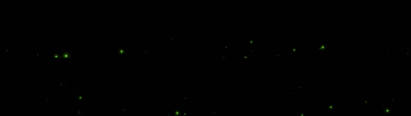 绿色萤火虫飘散粒子背景