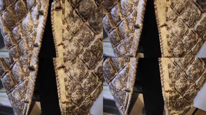 17世纪古英国皮制外衣(特写