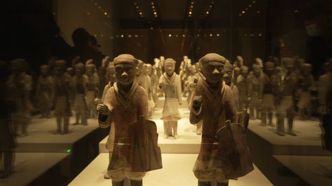 陕西历史博物馆汉朝文物陶俑3