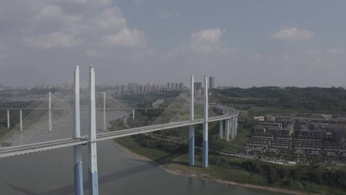 重庆蔡家大桥航拍(4K) 原片