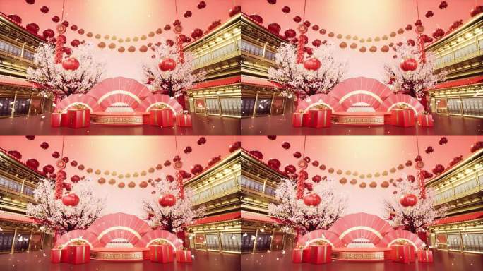【4K】春节LED大屏背景视频13