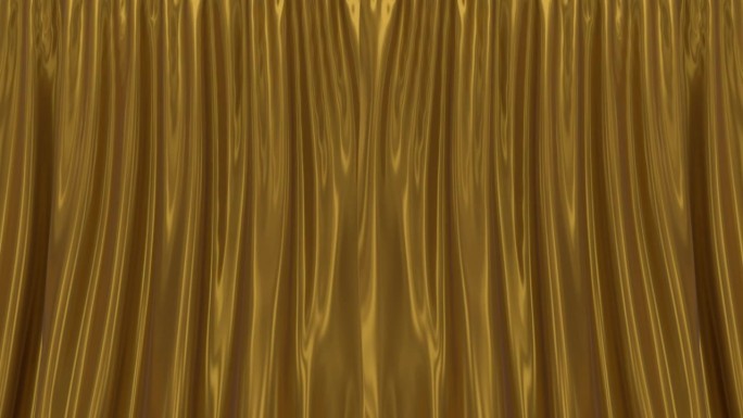 金色光泽窗帘过渡。绿屏