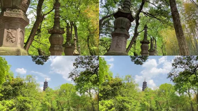 宁波天童寺延时寺庙