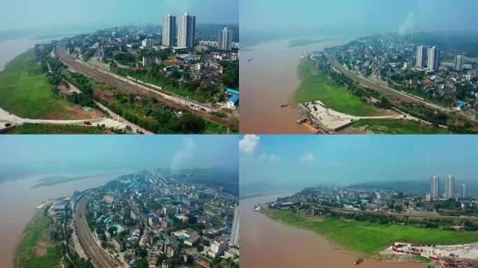 重庆九龙坡铜罐驿镇城市航拍