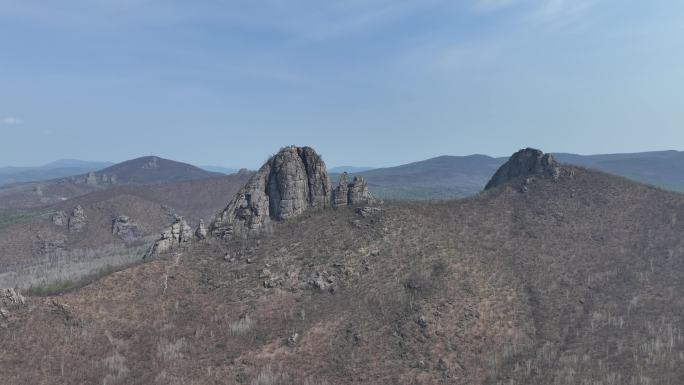 大兴安岭自然风景立夏时节山野风光