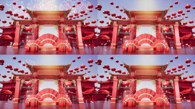 【4K】春节LED大屏背景视频21