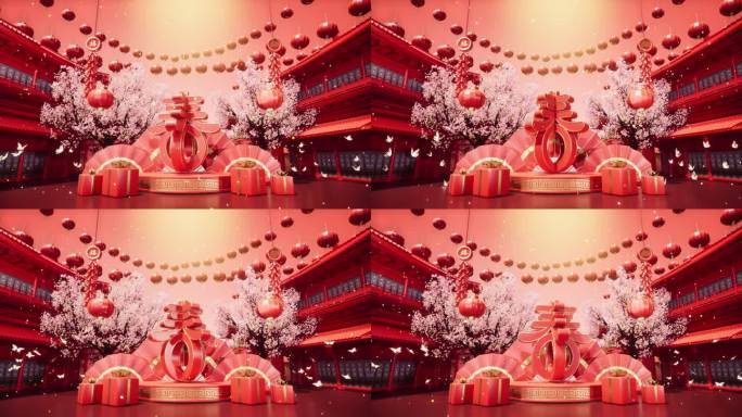 【4K】春节LED大屏背景视频14
