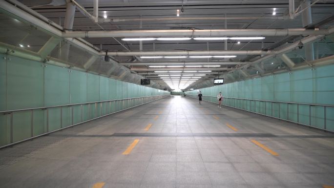 深圳北站 空镜 走廊 高铁 枢纽中心