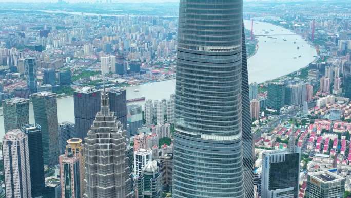 上海市外滩陆家嘴东方明珠塔上海中心大厦高