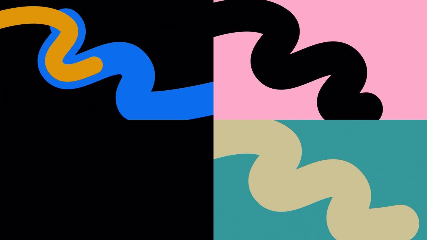 扭曲的滑稽擦拭过渡集，包括6种颜色的模式与一个alpha通道。