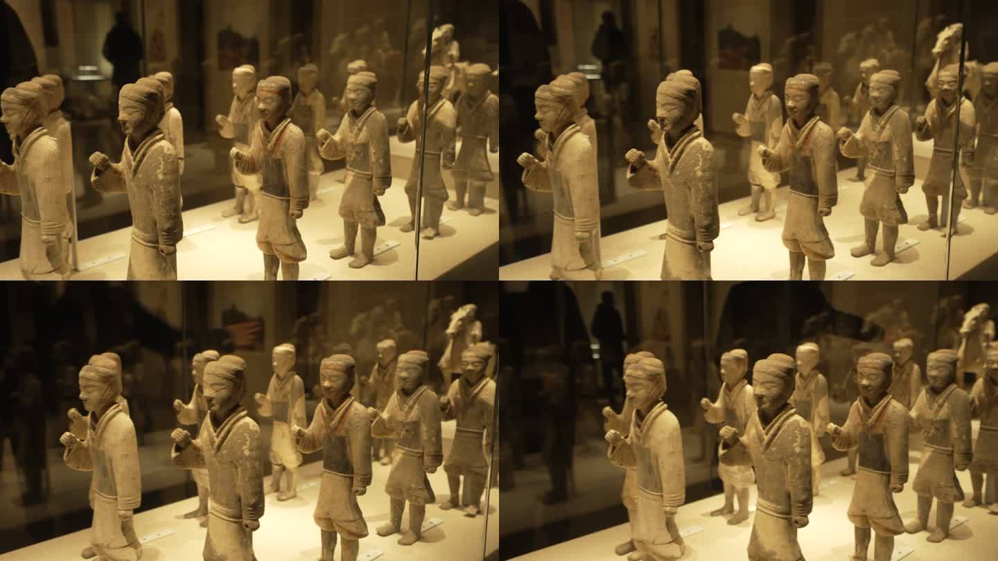 陕西历史博物馆汉朝文物陶俑2