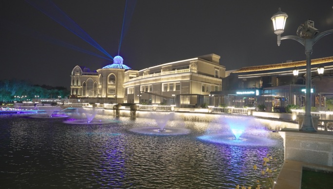 蓝港喷泉