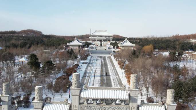 雪景风景园区