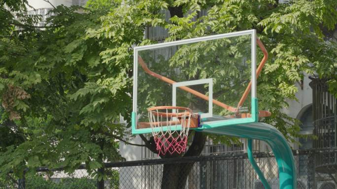 【4K】少年街头篮球投篮