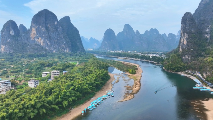 桂林兴坪镇漓江风景区