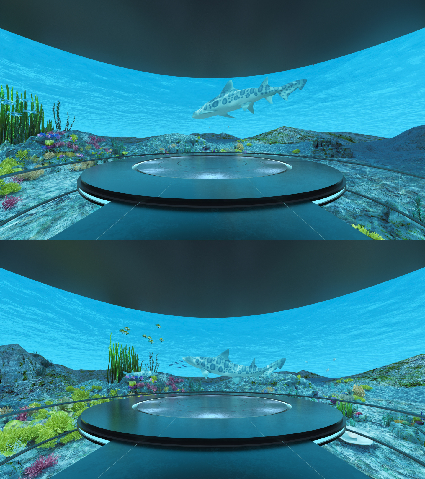 4K_深海海底180度超宽弧形屏裸眼3D