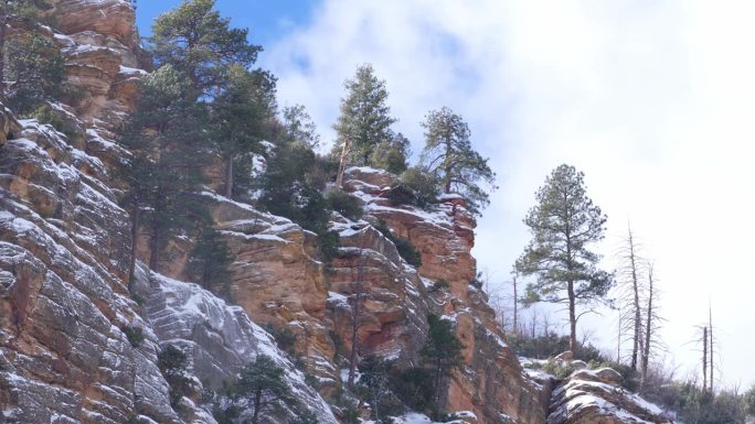 北亚利桑那州冬季暴风雪