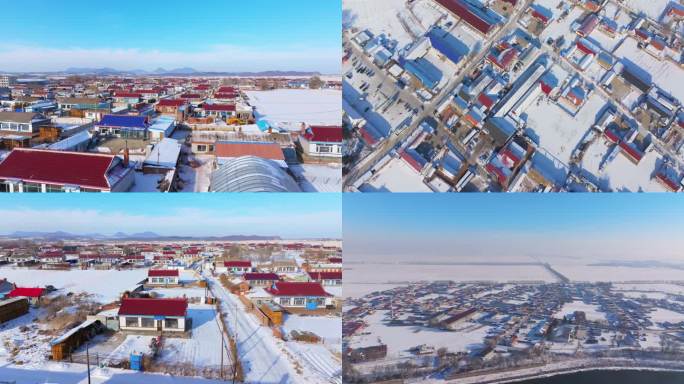 北方乡村东北日出晚霞03