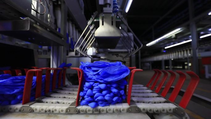 华北丁腈橡胶手套自动包装生产线