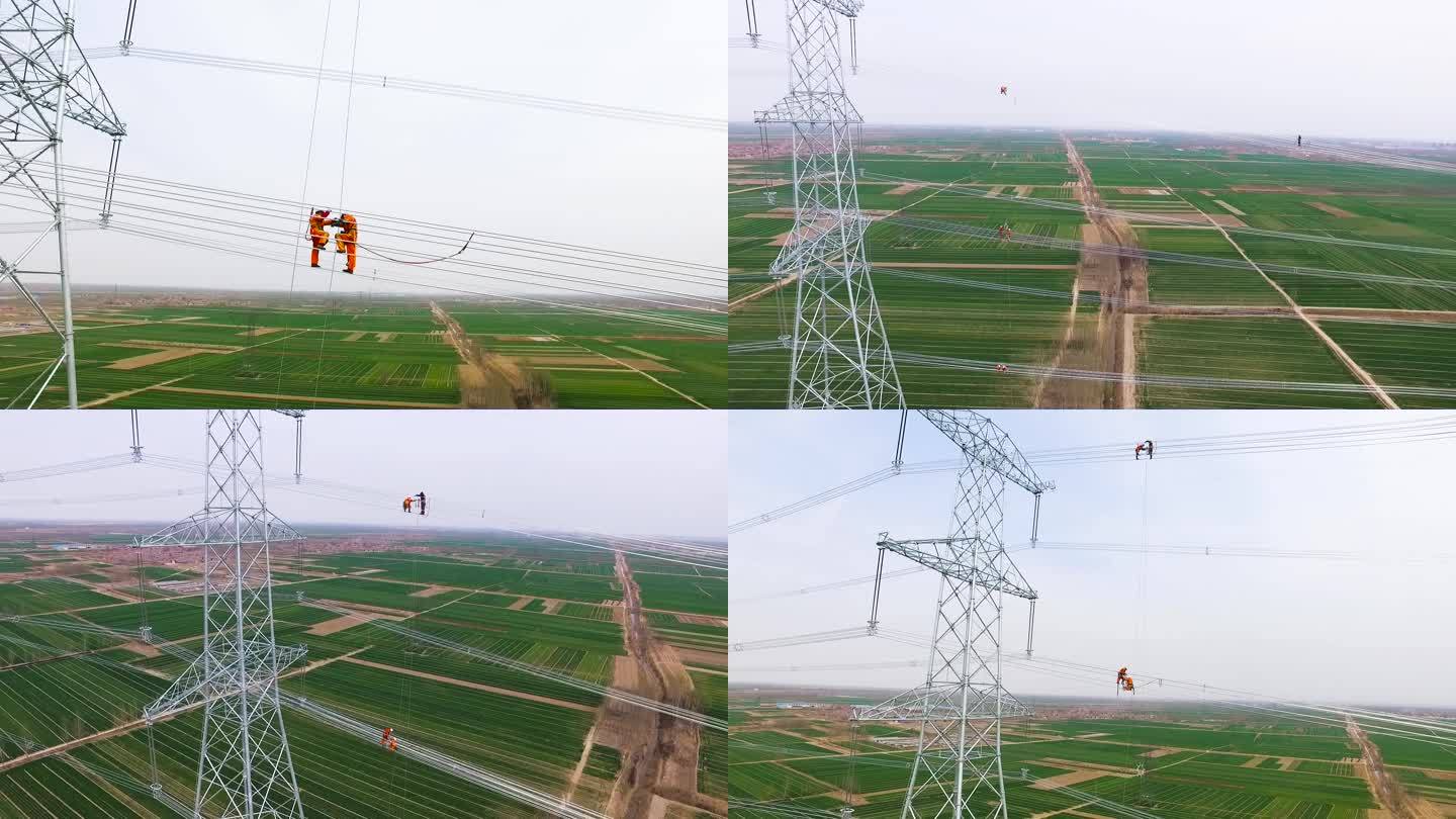 国家电网电力铁塔电力施工1000KV线路